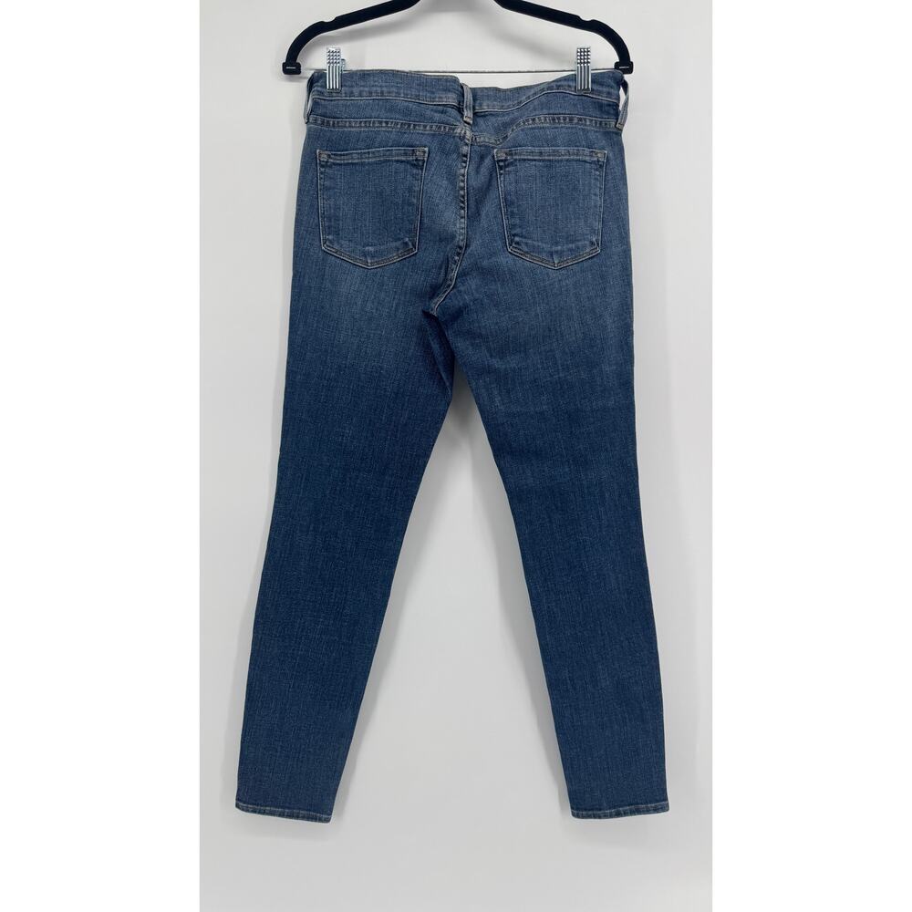 FRAME Denim le Skinny de Jeanne Skinny Jeans - Size 29 Classic Medium Wash - Picture 5 of 7
